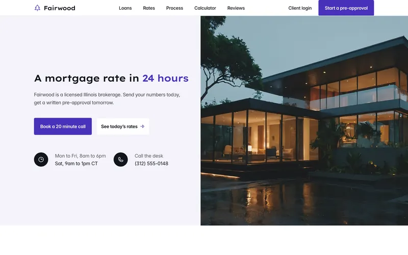 Fairwood, mortgage template