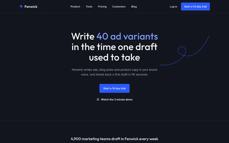 Fenwick, AI writing template